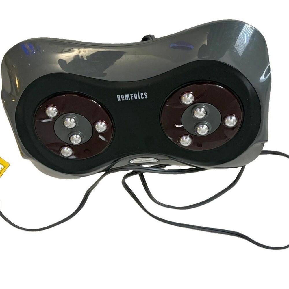 HoMedics FMS-155HBK Shiatsu Heated Foot Massager Corded 120V Black/Gray